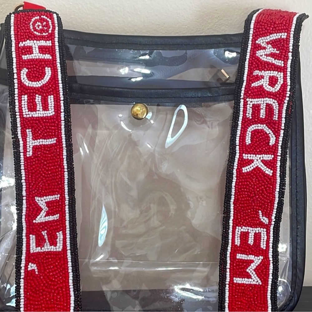 NEW Texas Tech University Wreck’Em Tech Beaded Purse Strap